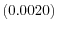  \left( 0.0020\right) 