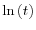  \ln\left( t\right) 