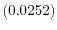  \left( 0.0252\right) 