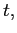  t,