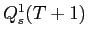  Q^{1}_{s}(T+1)