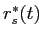  r^{*}_{s}(t)