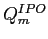  Q_{m}^{IPO}