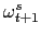 \omega_{t+1}^s