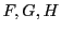  F,G,H