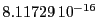  8.11729\,{10}^{-16}