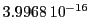  3.9968\,{10}^{-16}