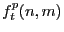 f_t^p (n,m)