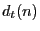 d_t (n)