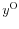 y^{\mathrm{O}} 