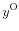 \displaystyle y^{\mathrm{O}}