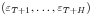 \left( {{\rm {\bf \varepsilon }}_{T+1} ,\ldots ,{\rm {\bf\varepsilon }}_{T+H} } \right)