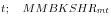 t; \quad MMBKSHR_{mt} 