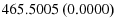  465.5005{~}(0.0000)