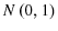 N\left( 0,1\right) 