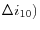 \Delta i_{10} )