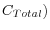 C_{Total} )