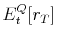  E_t^Q[r_{T}]