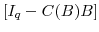  \left[ I_{q}-C(B)B\right] 