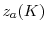 z_a(K)