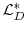  \mathcal{L}^{*}_{D}