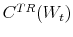  C^{TR}(W_t)
