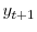 y_{t+1}