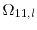  \Omega_{11,\mathit{l}}