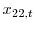  x_{22,t}