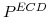  P^{ECD}