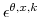  \epsilon^{\theta,x,k}