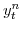  y^{n}_{t}% 