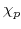  \chi_{p}