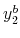 y_{2}^{b}