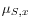 \mu _{S,x} 