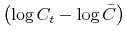  \left( \log C_{t}-\log\bar{C}\right) 