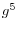 g^5