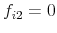 f_{i2} = 0