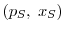  (p_S,\;x_S)
