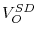  V_{O}^{SD}