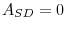  A_{SD}=0
