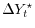  \Delta Y_t^\star