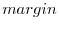  margin