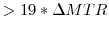>19 * \Delta MTR