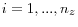  i=1,...,n_{z}