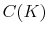 \displaystyle C(K)