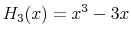  H_3(x)=x^3-3x