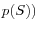 p(S))