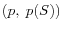(p,\;p(S))