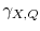 \gamma_{X,Q}